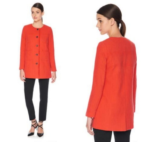 KARL LANGERFELD TWEED TOPPER JACKET 🆕 - Picture 2 of 8